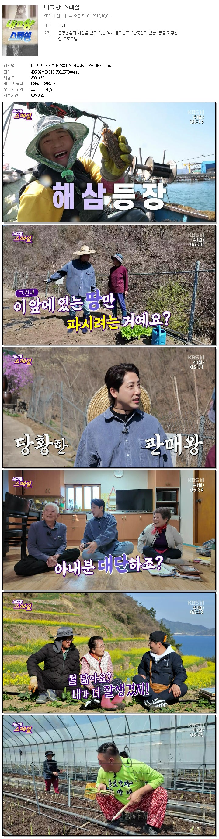 내고향 스페셜.E2889.260504.450p.WANNA