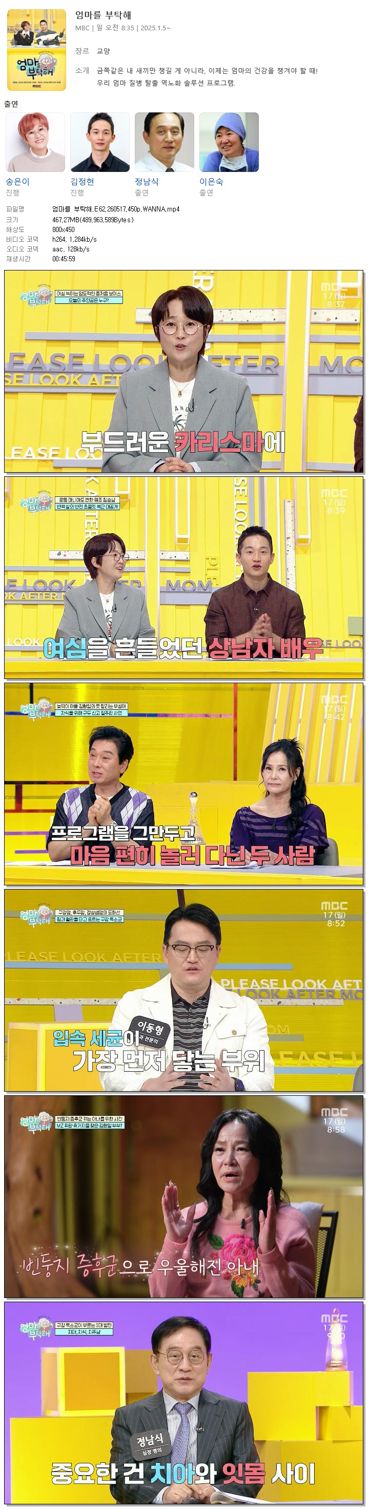엄마를 부탁해.E62.260517.450p.WANNA