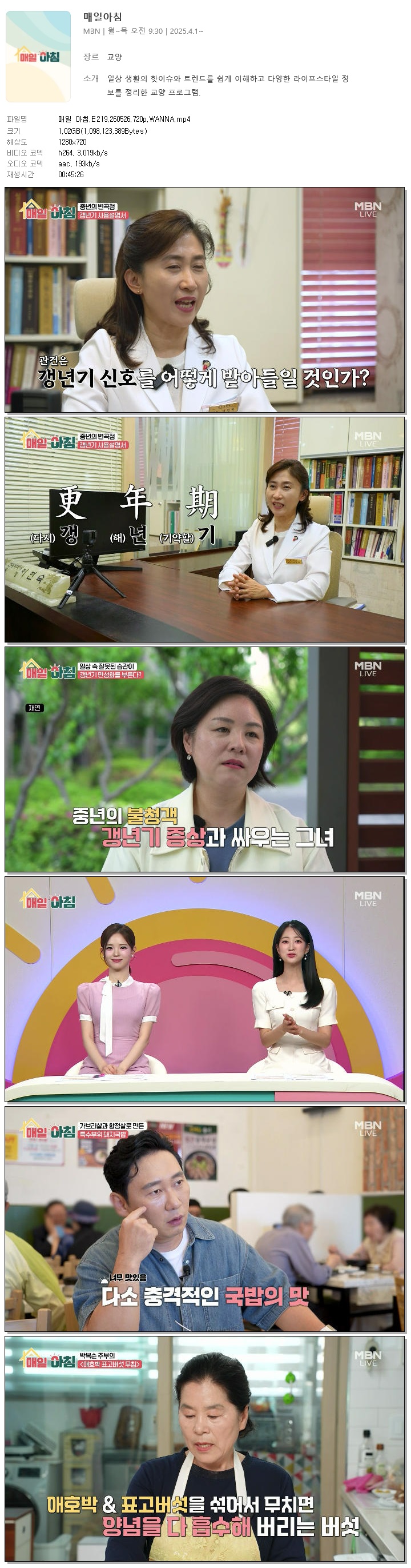 매일 아침.E219.260526.720p.WANNA