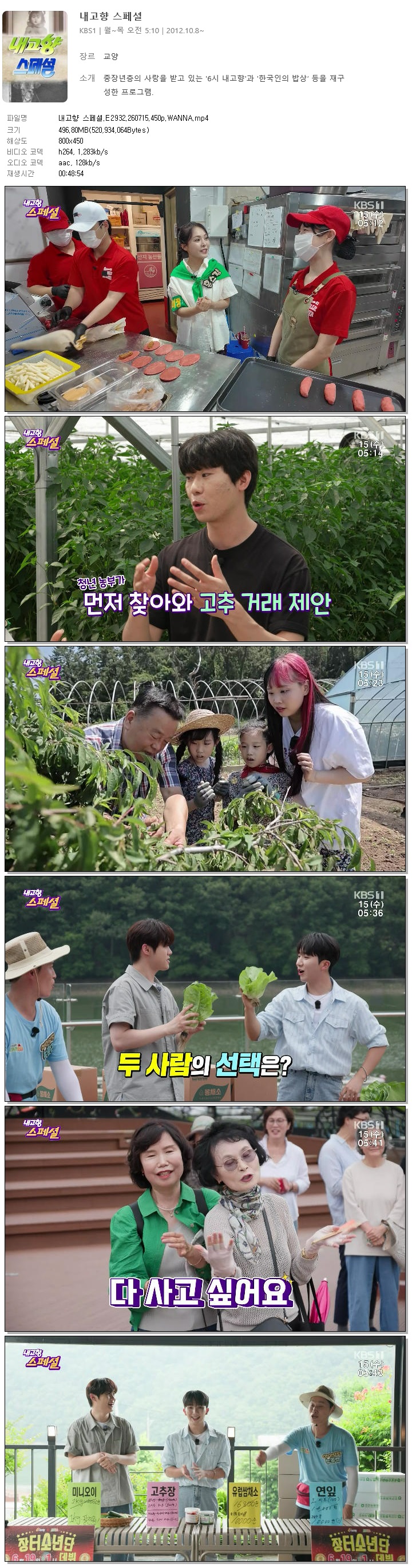 내고향 스페셜.E2932.260715.450p.WANNA
