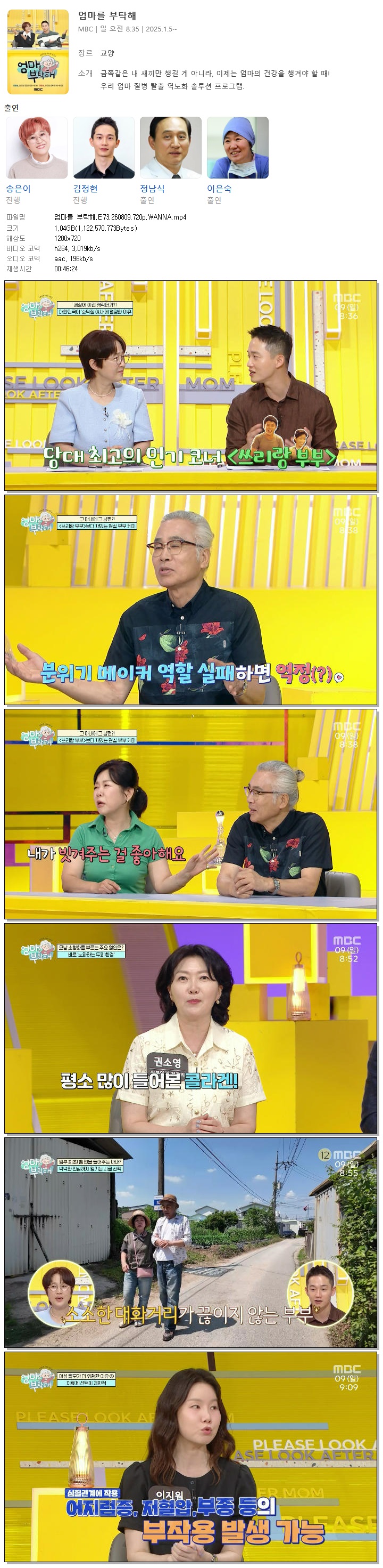 엄마를 부탁해.E73.260809.720p.WANNA