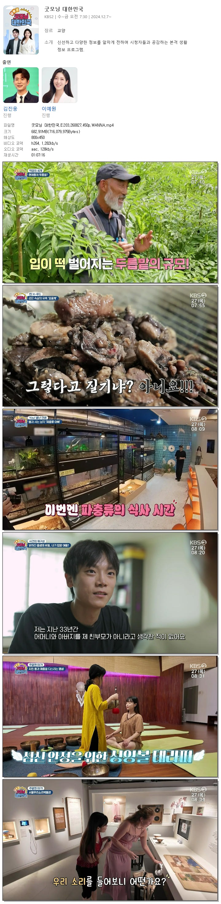 굿모닝 대한민국.E203.260827.450p.WANNA