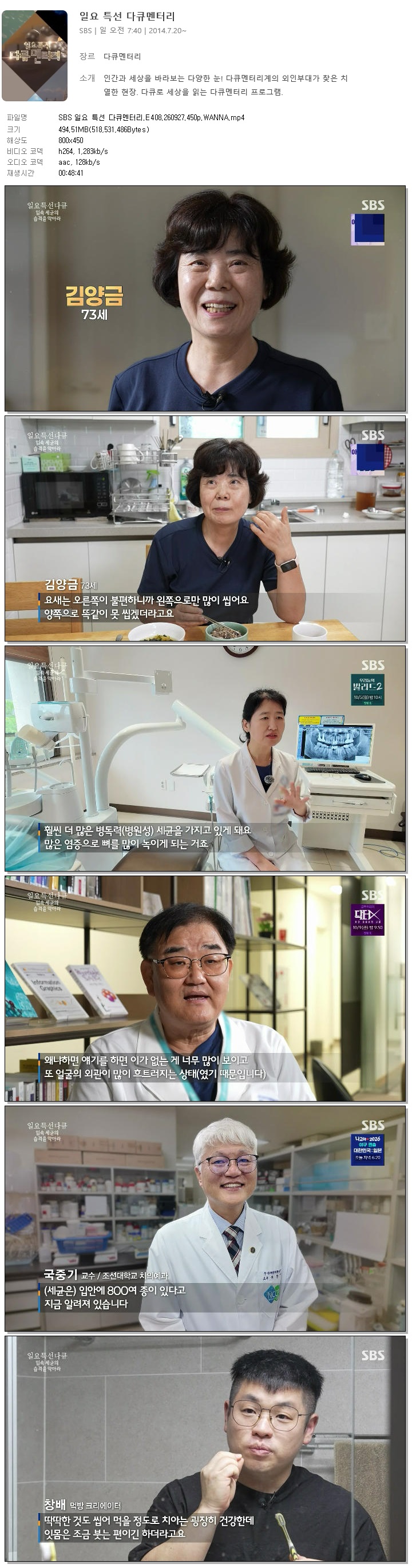 SBS 일요 특선 다큐멘터리.E408.260927.450p.WANNA