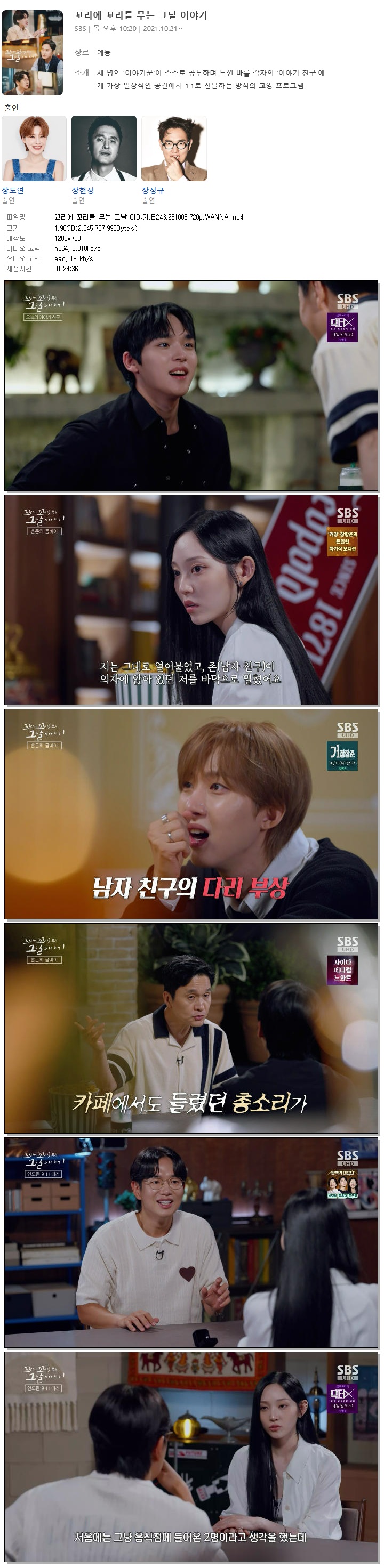 꼬리에 꼬리를 무는 그날 이야기.E243.261008.720p.WANNA