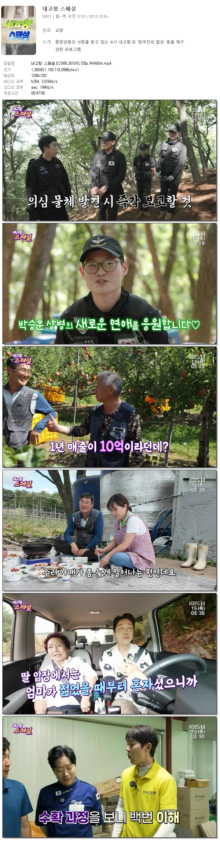 내고향 스페셜.E2985.261015.720p.WANNA